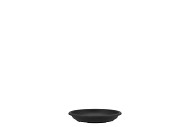 BLUMENMATERIAL PLASTIK UNTERTASSE 14CM SCHWARZ PRO 10 STÜCK