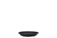 BLUMENMATERIAL PLASTIK UNTERTASSE 18CM SCHWARZ PRO 10 STÜCK