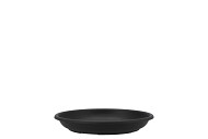 BLUMENMATERIAL PLASTIK UNTERTASSE 20CM SCHWARZ PRO 10 STÜCK