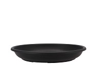 FLOWERMATERIAL PLASTIC SAUCER 30CM BLACK SET OF 10