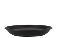 FLOWERMATERIAL PLASTIC SAUCER 35CM BLACK SET OF 10