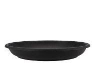 FLOWERMATERIAL PLASTIC SAUCER 42CM BLACK SET OF 10