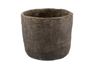 IRON STONE GRIS POT 16X14CM