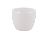 CERAMIC POT WHITE SHINY 8CM