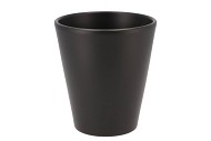 CERAMIC ANTHRACITE MATT POT ORCHID 15CM