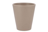 CERAMIC STONE GREY POT ORCHID MATT 15CM