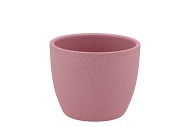 CERAMIC PINK ROSE POT 7CM