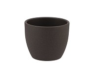 CERAMIC DARK GREY POT 7CM