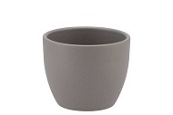 CERAMIC POT GREY 8CM