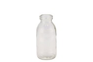 GLASS MILK BOTTLE A 5X11CM A PIECE