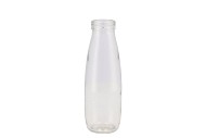 GLASS MILK BOTTLE D 7X21CM A PIECE