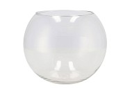 GLAS VASE KUGELFORMIGE D20XH17CM