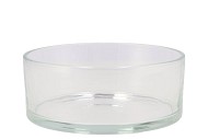 GLASS BOWL CYLINDER HEAVY D19X8CM