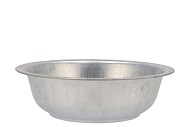 ZINC BOWL NATURAL 32X10CM