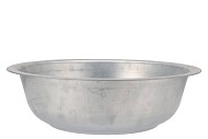 ZINC BOWL NATURAL 40X12CM