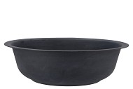 ZINC BOWL MATT BLACK 40X12CM