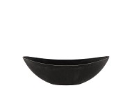 MELAMINE OVAL POT NATURAL 39X12X13CM