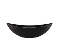 MELAMINE OVAL POT NATURAL 55X14X18CM