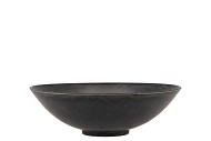 MELAMINE BOWL GREY 19X6CM