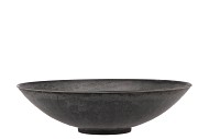 MELAMINE BOWL GREY 25X7CM